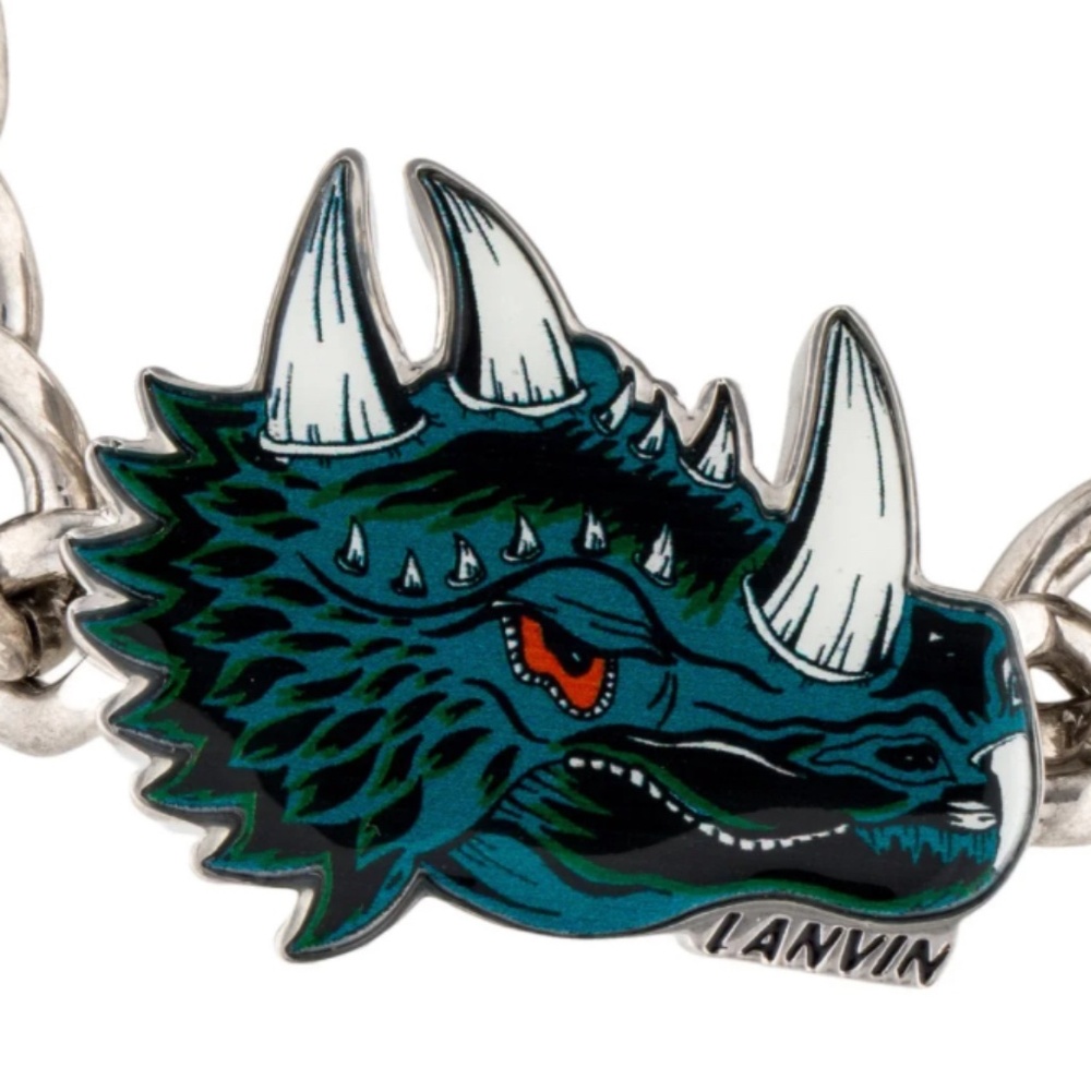 LANVIN Skate Dinosaur Link Bracelet - Picture 3 of 13